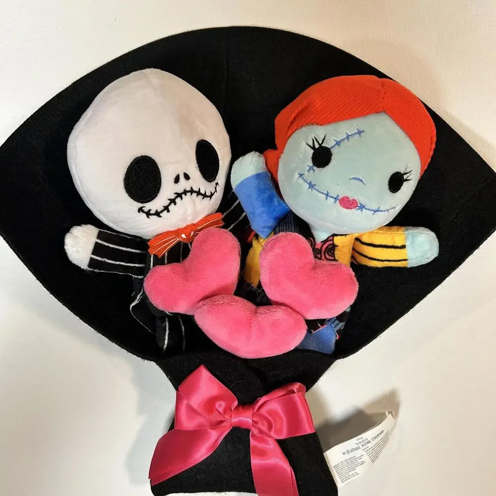 Disney The Nightmare Before Christmas Jack and‎ Sally Plush Bouquet